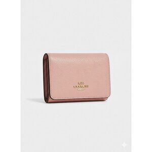 NWT Coach Small Trifold Leather Wallet